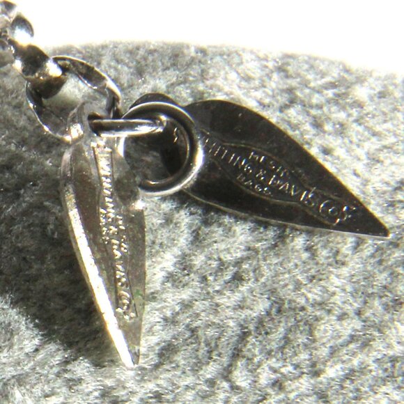 Vintage Whiting & Davis Mesh Chain Large Faux Hematite Pendant Necklace - Picture 2 of 7